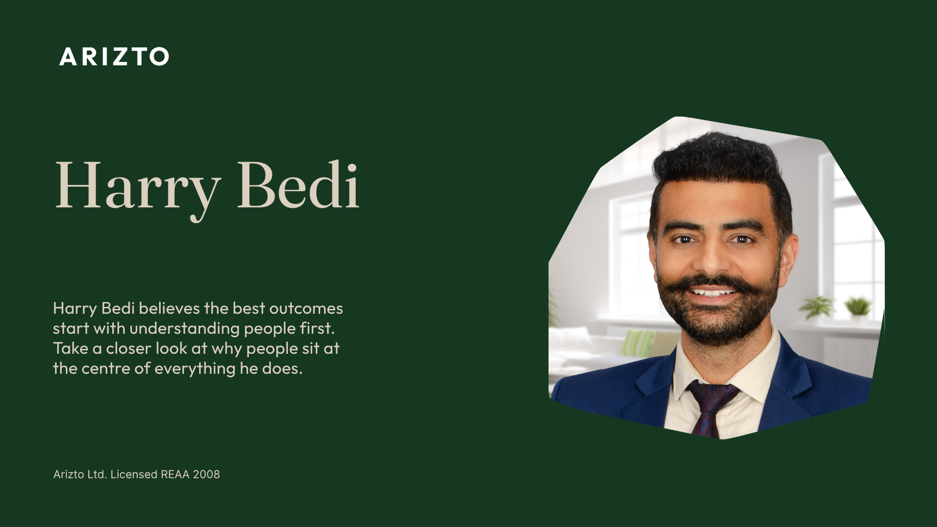 Harry Bedi - People First, Property Second